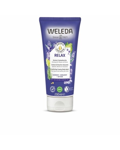 Duschtvål Weleda 6756X9 200 ml Avkopplande Lavendel Bergamott