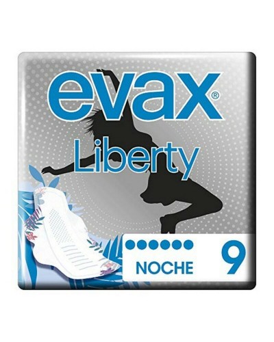 Assorbenti con Ali da Notte Liberty Evax (9 uds)