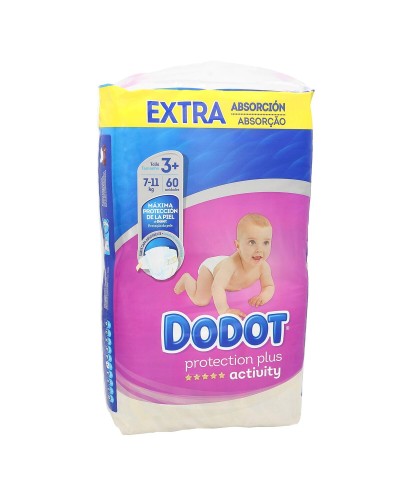 Hygiëneset Dodot DODOT ACTIVITY EXTRA (60 Stuks)
