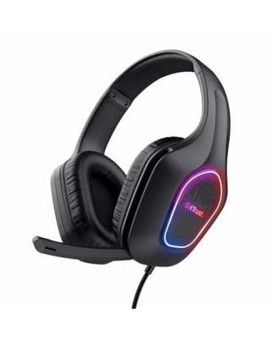 Gaming Headset mit Mikrofon Trust GXT 416 Zirox Schwarz Bunt