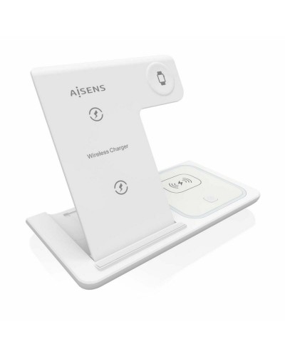 Caricabatterie Senza Fili Aisens ASCH-15W3WC044-W 3 in 1