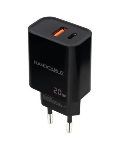 Wandladegerät NANOCABLE 10.10.2008 Schwarz 20 W