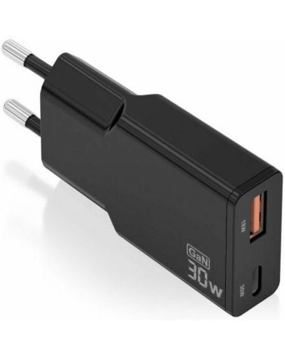 Wandladegerät Aisens ASCH-30W2P047-BK Schwarz