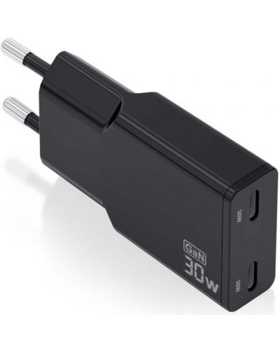 Cargador de Pared Aisens ASCH-30W2P049-BK Negro 30 W