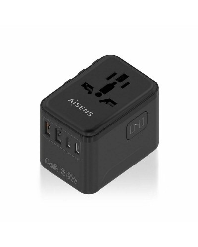 Wall Charger Aisens ASPS-2A3C09-BK Black