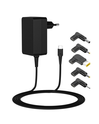 Wall Charger LEOTEC LENCSHOMETC45 Black