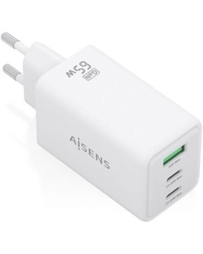 Cargador de Pared Aisens ASCH-65W3P072-W Blanco 65 W