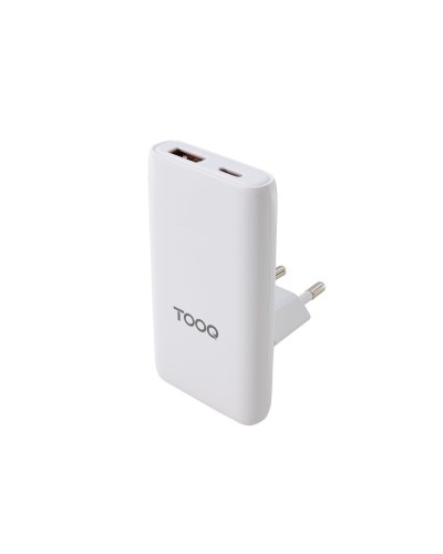 Oplader TooQ TQWC-GANSL65W1A1C Wit 65 W