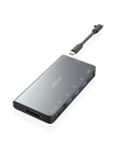 Hub USB Aisens ASUC-8P015-GR Gris Multicolor 100 W