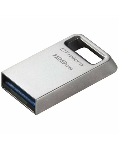 Memoria USB Kingston Micro Nero Argentato 128 GB