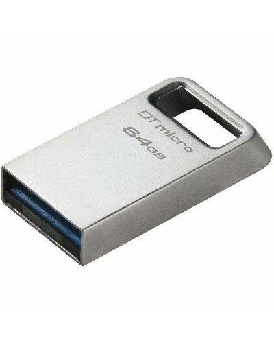 USB stick Kingston Micro Zwart Zilverkleurig 64 GB