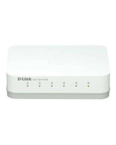 Kytkin D-Link GO-SW-5G Valkoinen Musta RJ45 Ethernet LAN RJ45 x 5
