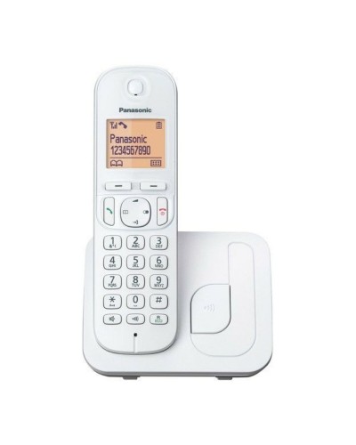 Teléfono Inalámbrico Panasonic KX-TGC210 Blanco Ambar