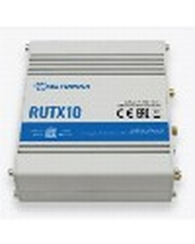Router Teltonika RUTX10 Wit Grijs USB USB 2.0 RJ45 Ethernet LAN PoE x 1 Bluetooth Wi-Fi 5 GHz