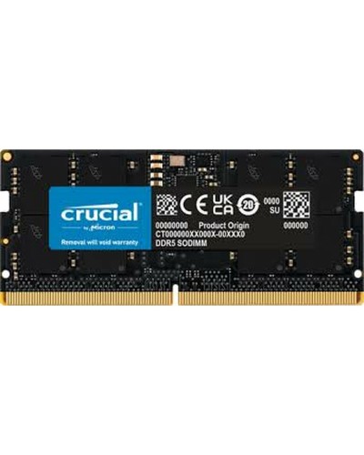 Mémoire RAM Crucial CT16G48C40S5 16 GB DDR5 SDRAM DDR5 4800 MHz CL40