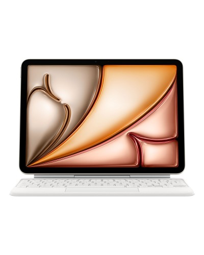 Tastatur Apple MDFV4Y/A Weiß Qwerty Spanisch