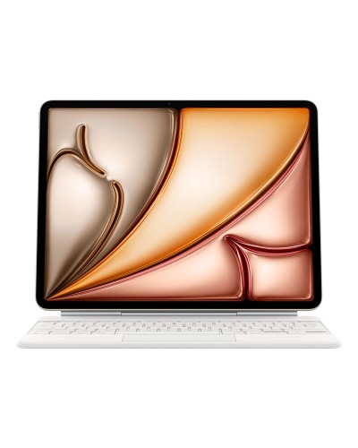 Tastatur Apple MDFW4Y/A Weiß Qwerty Spanisch