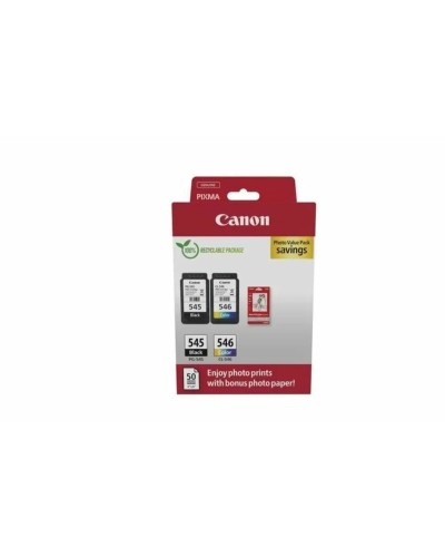 Cartucho de Tinta Original Canon PG-545 Noir + CL-546 Multicolor