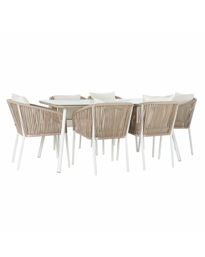 Pöytäsetti tuolilla DKD Home Decor Beige 78 cm 163 x 95 x 6 cm  