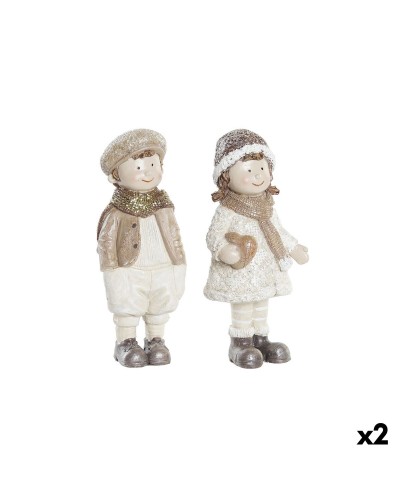 Christmas bauble DKD Home Decor Resin Boys (6,5 x 5 x 14 cm) (2 Units)