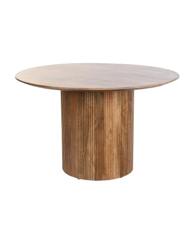 Table de Salle à Manger DKD Home Decor Naturel Bois de manguier 120 x 120 x 76 cm