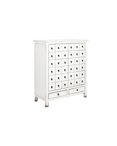 Schubladenschrank DKD Home Decor Weiß Orientalisch Lackierung 102 x 42 x 120 cm