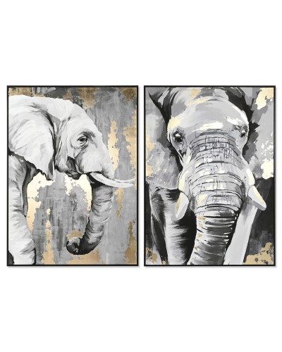 Toile DKD Home Decor polystyrène Toile 100 x 4 x 140 cm