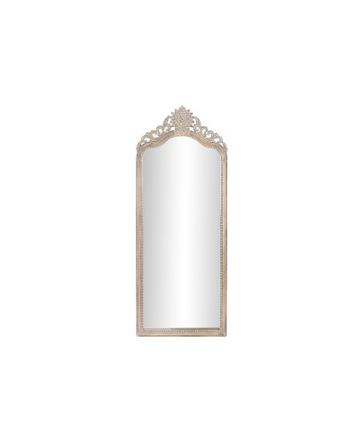 Wall mirror DKD Home Decor 68 x 3,5 x 175 cm 70 x 3,5 x 180 cm Crystal Natural White Mango wood Stripped