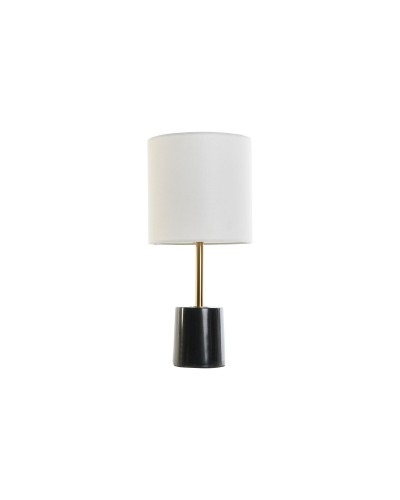 Lampada da tavolo DKD Home Decor Bianco Nero Metallo Marmo 50 W 220 V 20 x 20 x 42 cm