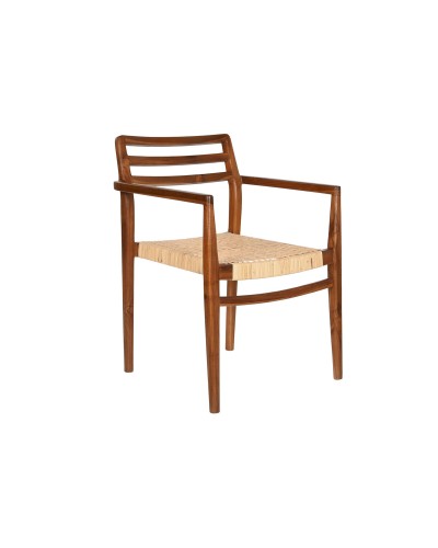 Sedia DKD Home Decor Marrone Beige Naturale 50 x 56 x 86 cm