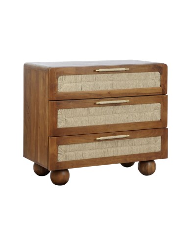 Ladenkast DKD Home Decor Bruin Acacia Modern 90 x 45 x 90 cm