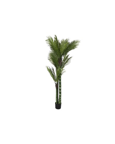 Decoratieve plant Home ESPRIT Polyethyleen Cement Palmboom 100 x 100 x 235 cm