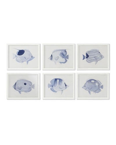 Maalaus Home ESPRIT Välimeren 50 x 2,5 x 40 cm (6 osaa)