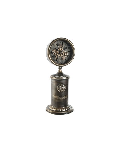 Table clock Home ESPRIT Golden Crystal Iron 21 x 21 x 51,5 cm