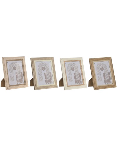 Kuvakehys Home ESPRIT Kristalli Puu MDF 18 x 2,8 x 23 cm (4 osaa)