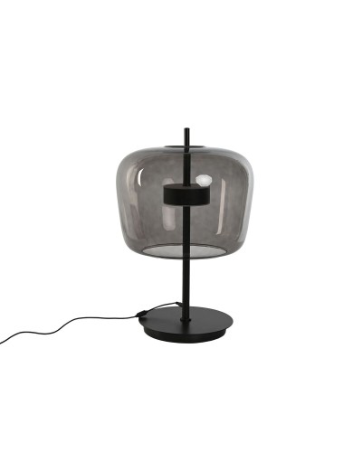 Tischlampe Home ESPRIT Schwarz Gold Metall Kristall 35 x 35 x 58 cm