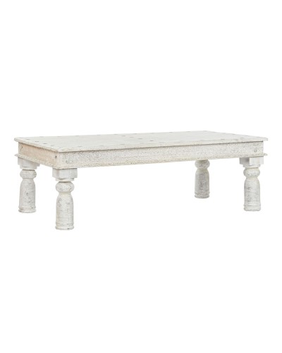 Table Basse Home ESPRIT Blanc Bois 150 x 76 x 48 cm