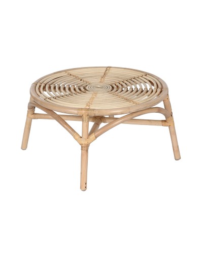 Mesita Auxiliar Home ESPRIT Natural 65 x 65 x 36 cm