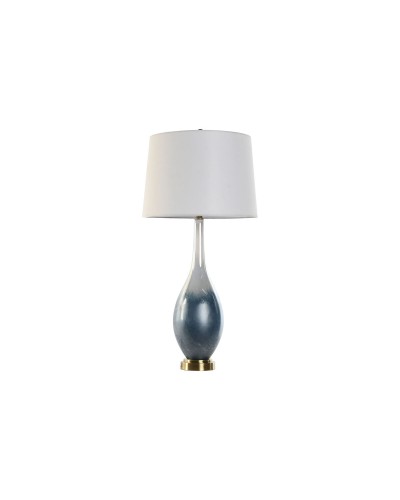 Desk lamp Home ESPRIT Blue Bicoloured Crystal 50 W 220 V 40 x 40 x 84 cm