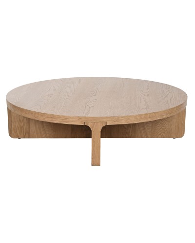 Tavolino da Caffè Home ESPRIT Naturale legno di rovere 121 x 121 x 32 cm