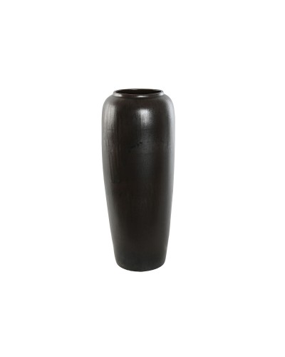 Vase Home ESPRIT Dunkelbraun aus Keramik 20 x 20 x 50 cm