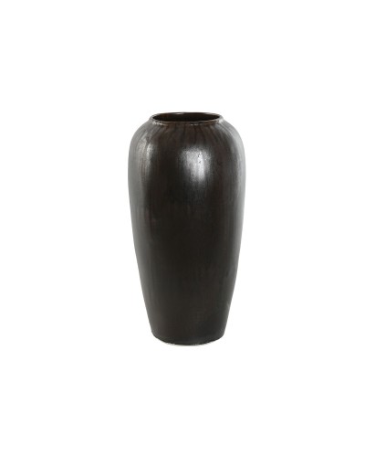 Vase Home ESPRIT Brun foncé Céramique 16 x 16 x 31 cm