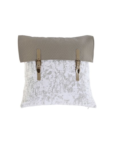 Cuscino Home ESPRIT Bianco 45 x 10 x 45 cm