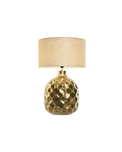 Bureaulamp Home ESPRIT Gouden Aluminium 50 W 220 V 42 x 42 x 66 cm