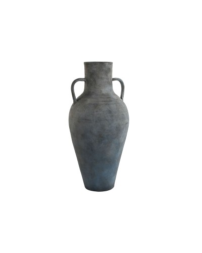 Vase Home ESPRIT Blau Grau Terrakotta Orientalisch 33 x 33 x 69 cm