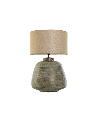 Desk lamp Home ESPRIT Beige Copper Aluminium 50 W 220 V 42 x 42 x 65 cm