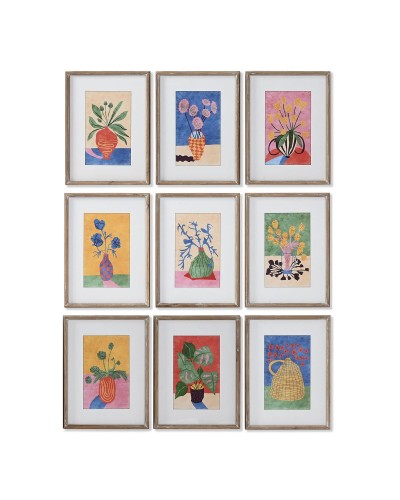 Quadro Home ESPRIT Cristallo Abete 30 x 2,5 x 40 cm