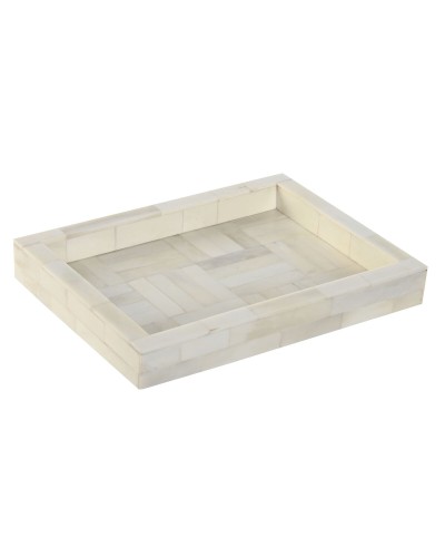 Ablageschale Home ESPRIT Kolonial 20,4 x 15,5 x 2,8 cm