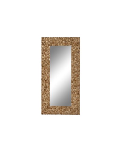 Espejo de pared Home ESPRIT Marrón Moderno 91 x 5 x 183 cm
