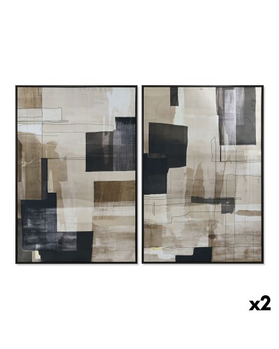 Leinwand Home ESPRIT Samt Leinwand 83 x 4 x 123 cm